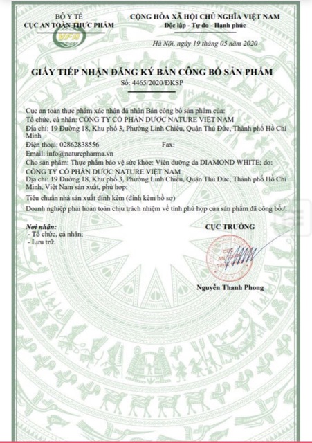 Viên Uống Trắng Da Ngọc Trinh DIAMOND WHITE Trắng Gấp 3 Lần - TEM CÀO MÃ QR | BigBuy360 - bigbuy360.vn