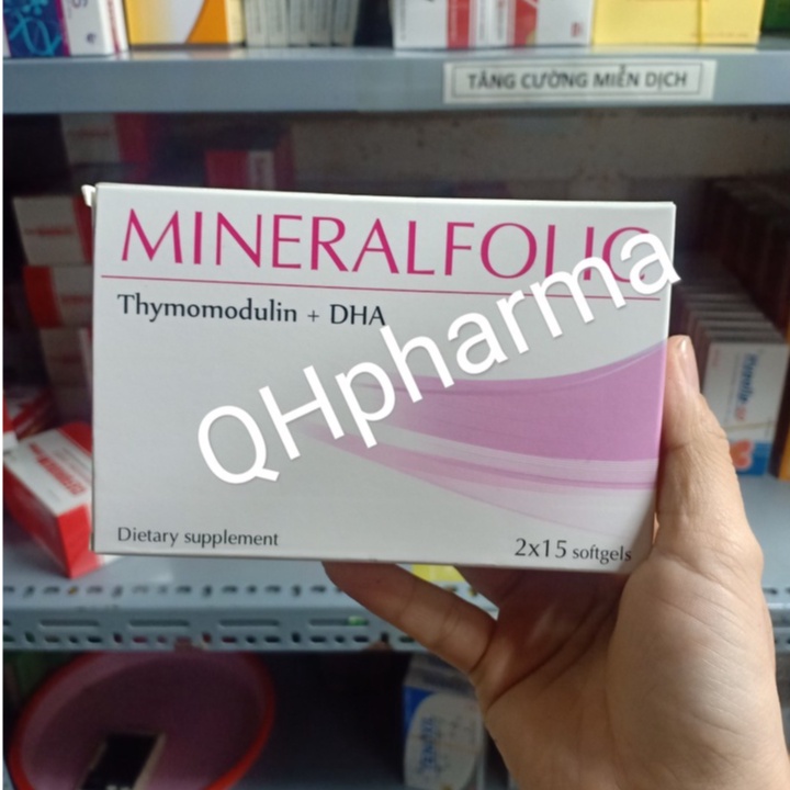 Viên uống MINERALFOLIC hộp 30 viên giúp tăng cường miễn dịch cho mẹ bầu