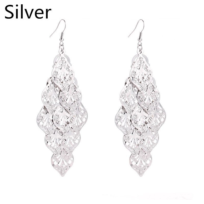 Leaves Dangle Earrings Long Earring for Women Jewelry