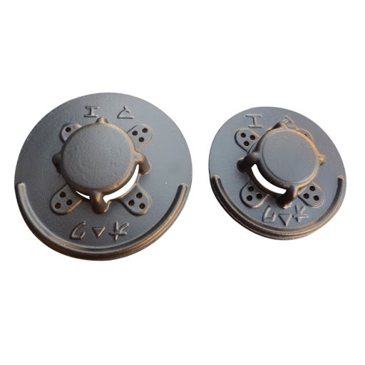 Bộ 2 mâm chia lửa bếp gas dương Rinnai RV-4600GT / RJ-8600FE chính hãng ( 70mm/85mm )