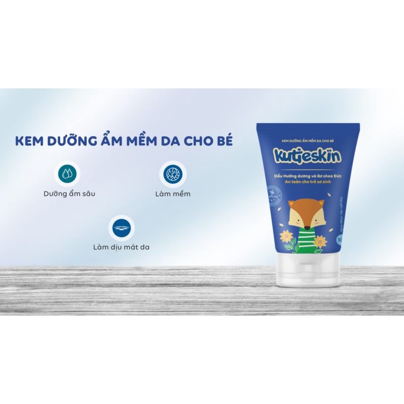 Kem dưỡng ẩm mềm, dịu và da Kutieskin 30gr là sản phẩm chuyên biệt dành riêng cho trẻ sơ sinh và trẻ nhỏ