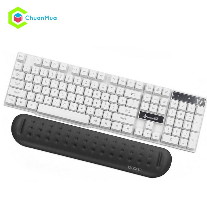 Tấm Lót Chuột Máy Tính Có Đệm Kê Cổ Tay Silicon ( Lót Chuột Trơn, Văn Phòng, Chơi Game) | Mouse Pad Boona