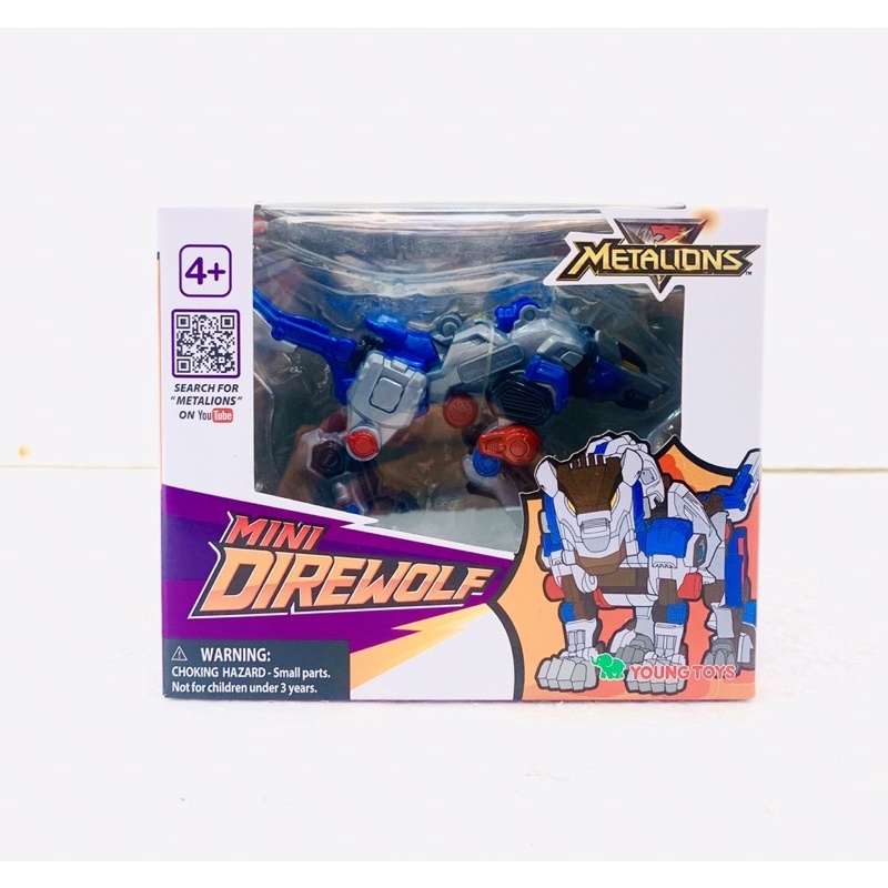 Đồ chơi robot biến hình chính hãng young toys-MINI DIREWOLF