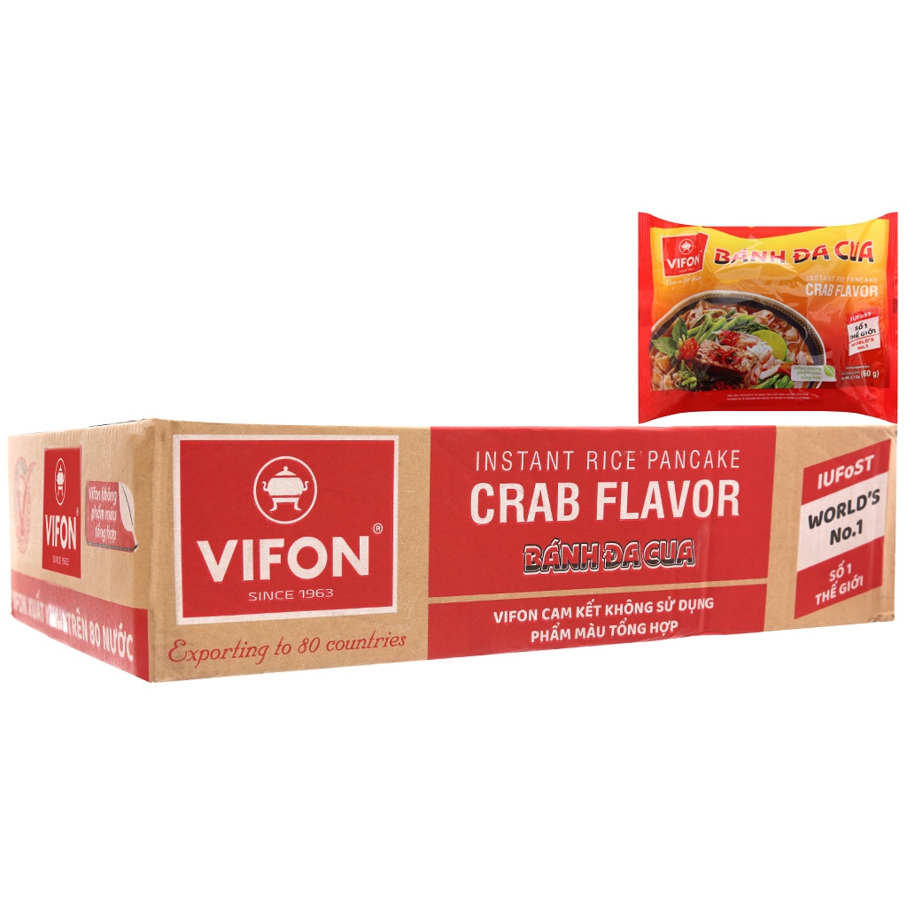 [Có sẵn] [Chính hãng] [Ảnh thật] BÁNH ĐA CUA VIFON 60G