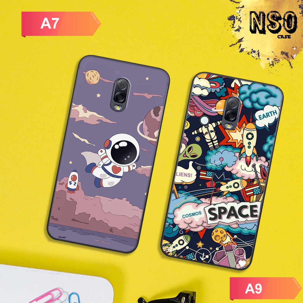 HÀNG MỚI   Ốp Samsung J7 Pro - Samsung J7 Plus In Hình Phi Hành Gia đẹp
