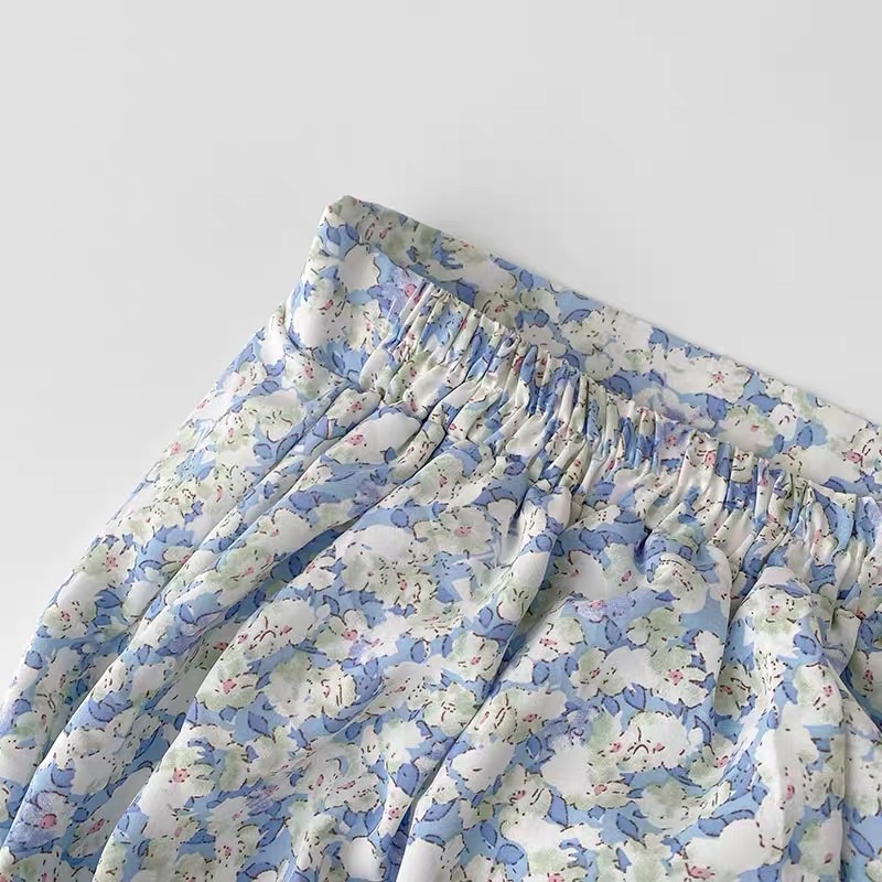 Chân váy dài hoa nhí hàn quốc xinh cho nữ, aimeecloset.vn ảnh thật | BigBuy360 - bigbuy360.vn