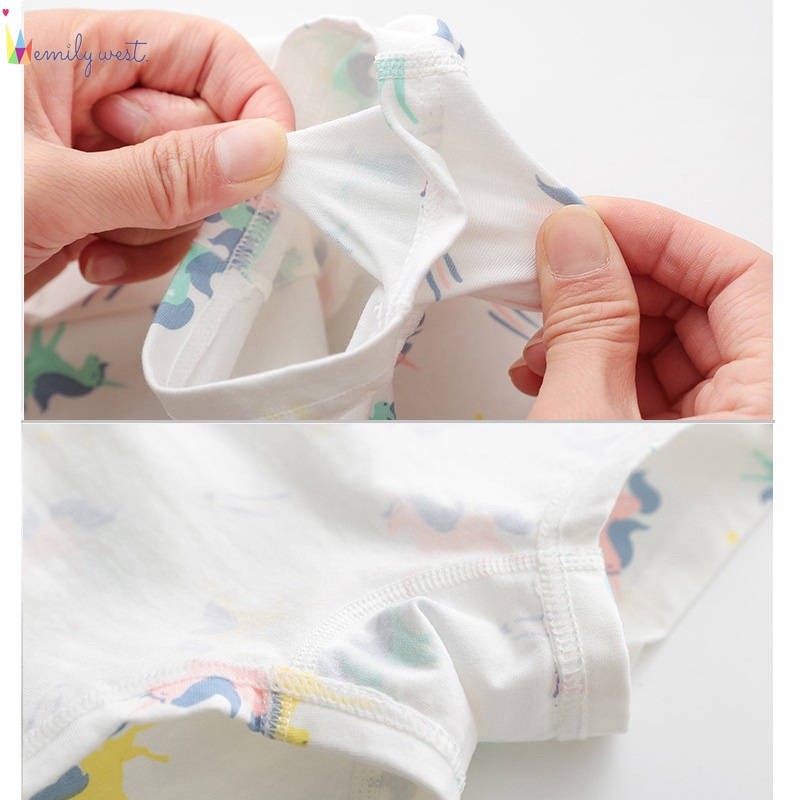 Quần Lót 95% Cotton In Hoạt Hình Chất Lượng Cao Cho Bé Gái 5%