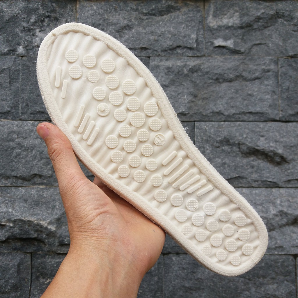 Slip on nam - Giày lười vải nam cao cấp - Vải thô sọc đen - Mã SP 2906 | BigBuy360 - bigbuy360.vn