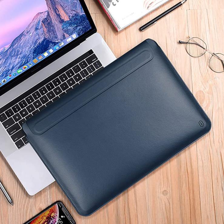 Bao da Wiwu Skin Pro III cho Macbook Surface 13"-13.3" kết hợp đế kê máy tiện lợi