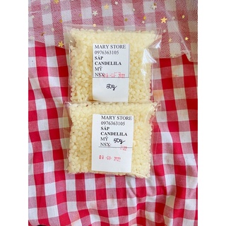 Sáp candellila (10g)-(50g)- nguyên liệu làm mỹ phẩm handmade
