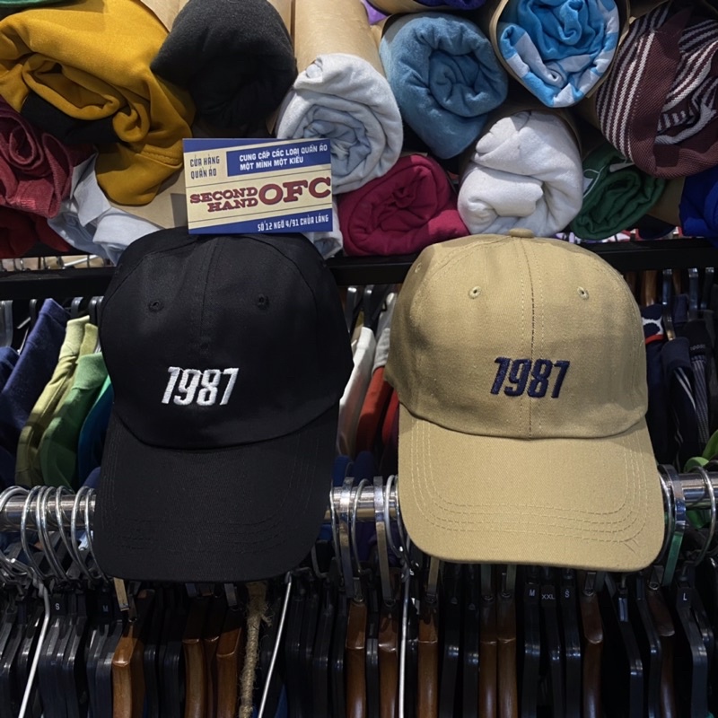 NEW - MŨ LƯỠI CHAI 1987 VINTAGE HIPHOP UNISEX