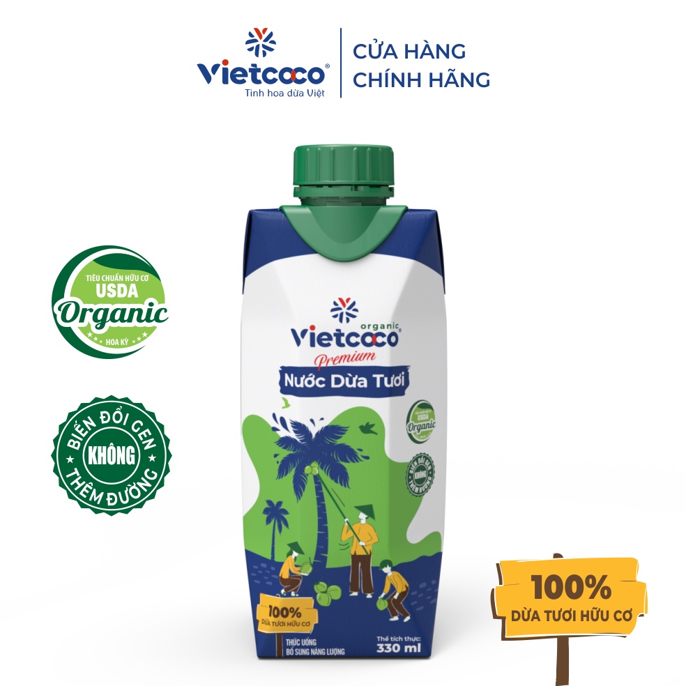 NƯỚC DỪA/ SỮA DỪA  vietcoco 330ml/hộp