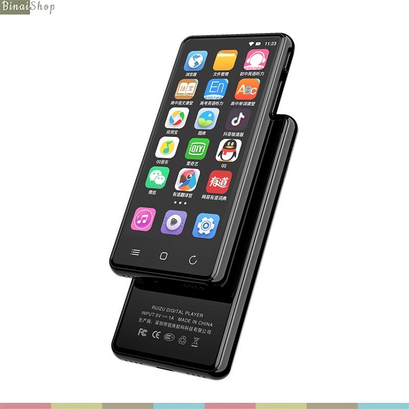 Ruizu H8 - Máy Nghe Nhạc Có Tiếng Việt, Xem Phim, Kết Nối Wifi, Bluetooth, Hệ Điều Hành Android