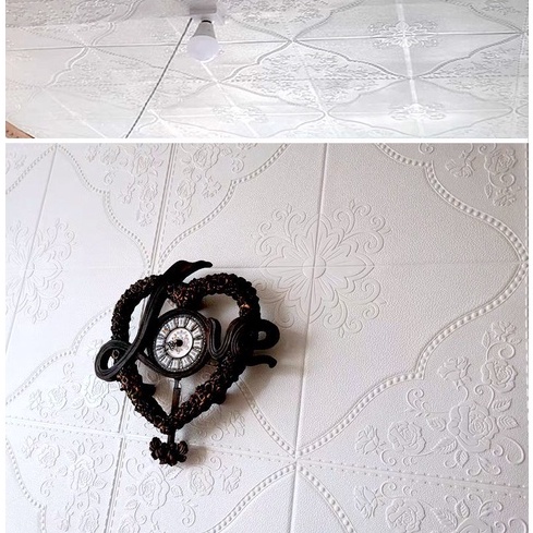 Miếng dán tường 3D bằng mút xốp trang trí phòng | BigBuy360 - bigbuy360.vn