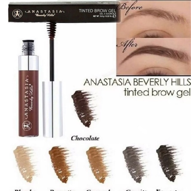 Anastasia - Gel chải định hình lông mày - Anastasia Beverly Hills Tinted Brow Gel 9g
