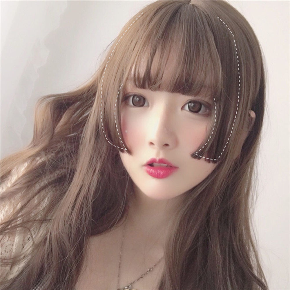 Tóc Mái Bằng Sợi Tổng Hợp 3d Kiểu Công Chúa Dễ Thương