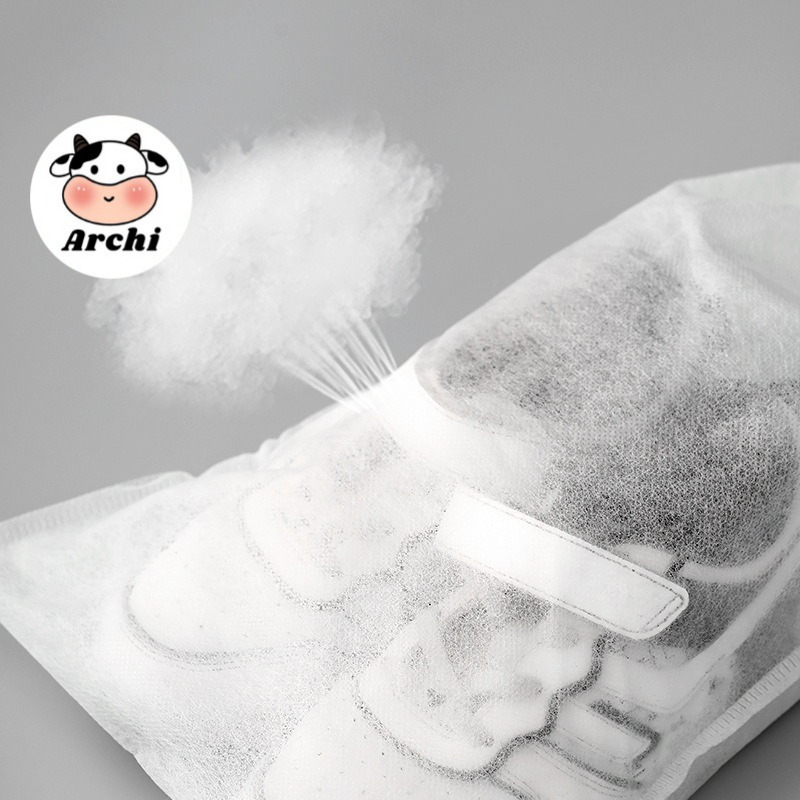 Túi đựng giày đa năng vải không dệt miệng có dây rút tiện lợi