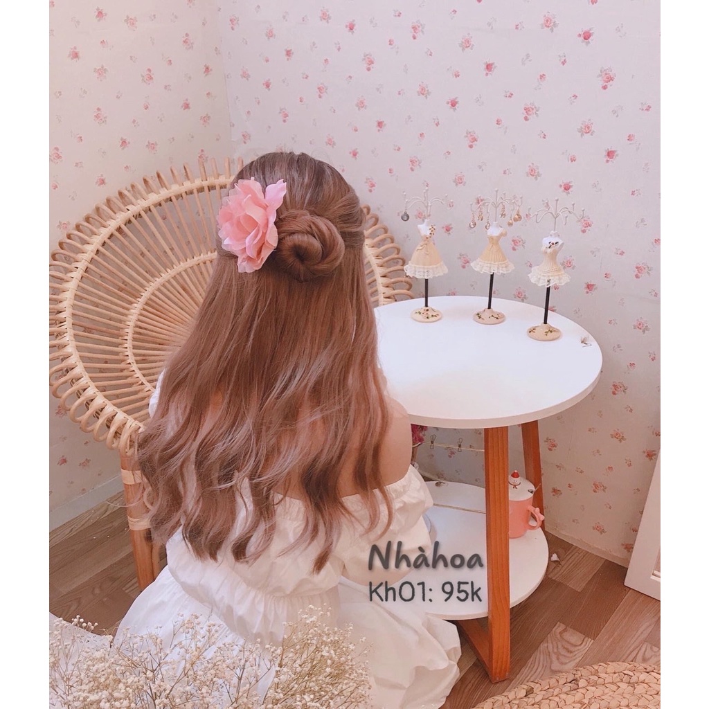 Kẹp Tóc Hoa Voan Cho Nữ - Chính Hãng NHÀ HOA