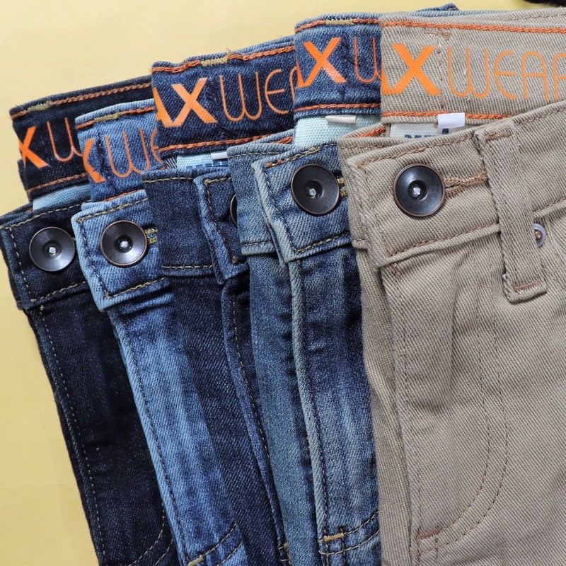 Quần Jeans Dài Bé Trai 15kg -60kg