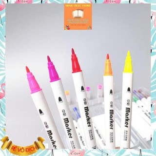 Bút dạ 2 đầu marker gồm 12/24/48 màu