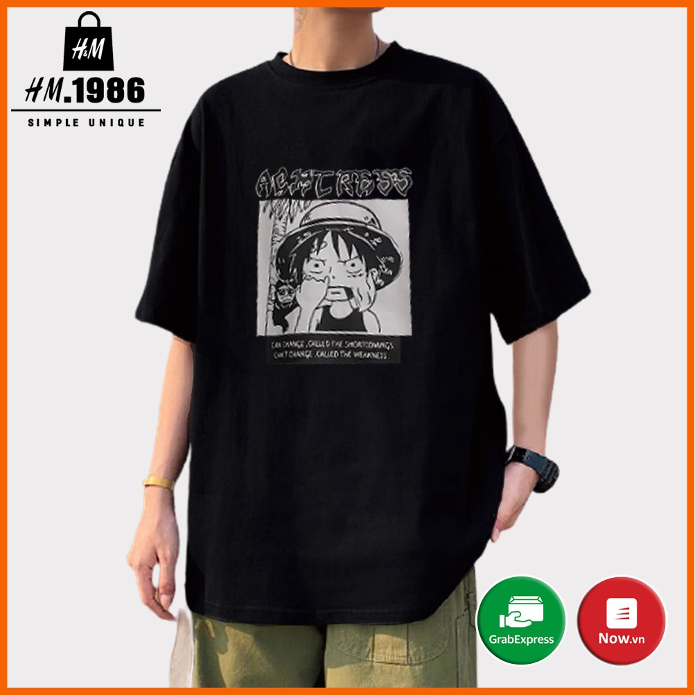 Áo thun tay lỡ form rộng unisex HM1986 3007