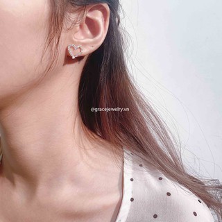 Khuyên tai bạc Grace - Fancy (Đôi)