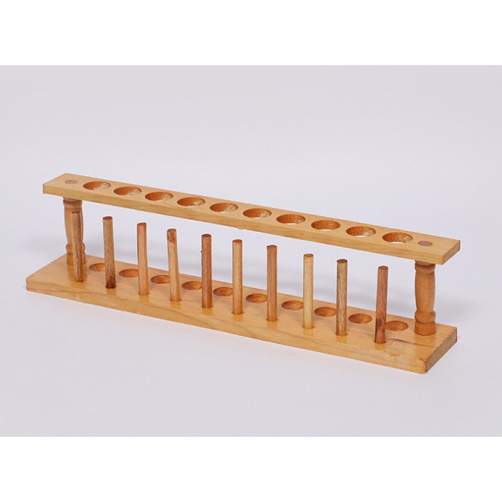 Giá đỡ ống nghiệm gỗ phi 2,2cm