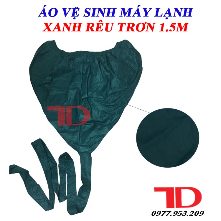 Áo vệ sinh máy lạnh cao cấp vải tổ ong dùng cho loại máy từ 1HP đến 1.5HP, áo vệ sinh máy lạnh 1.5m, áo vệ sinh vải trơn