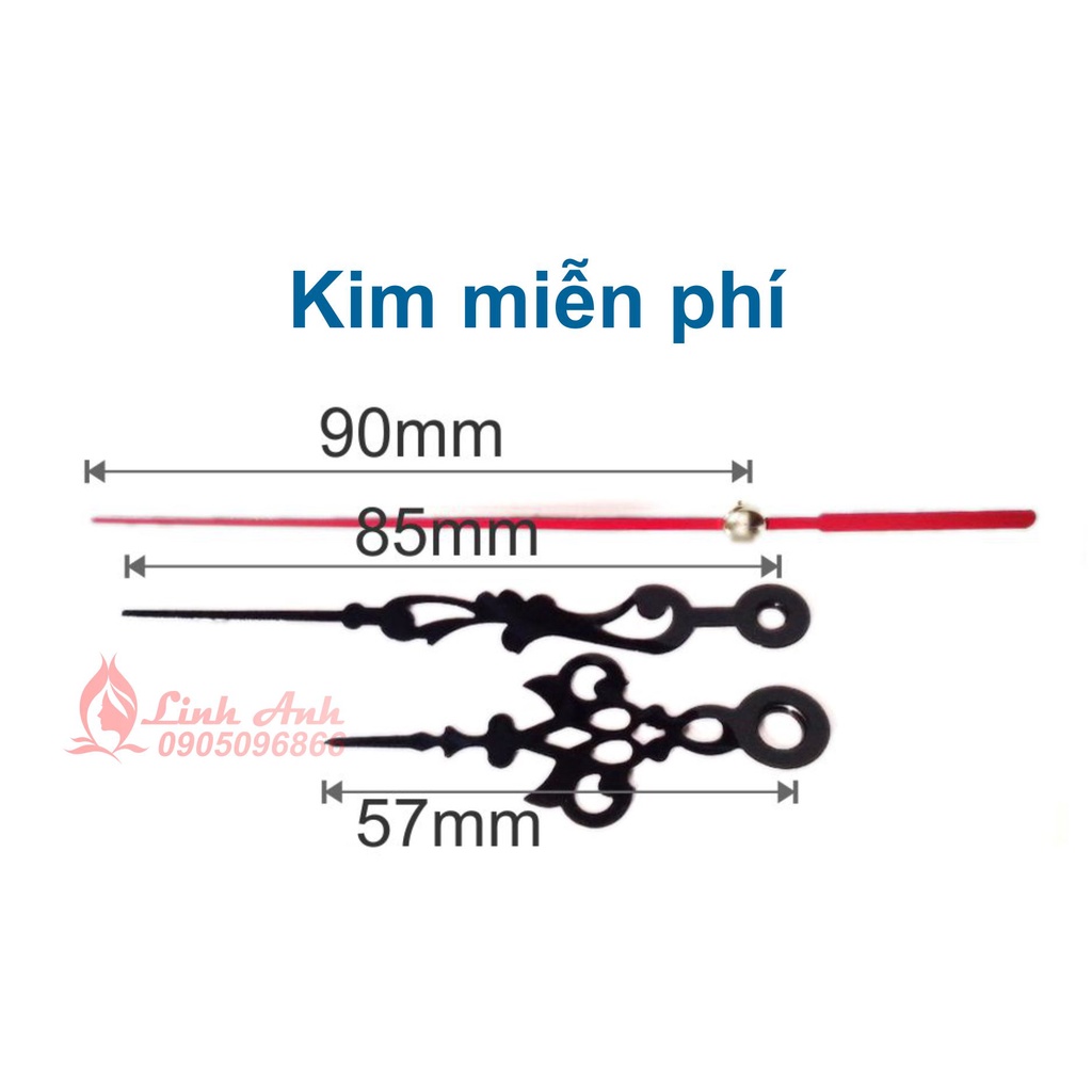 Máy đồng hồ treo tường loại tốt, kim trôi