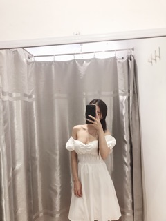 Váy trắng (hàng có sẵn-ảnh thật)