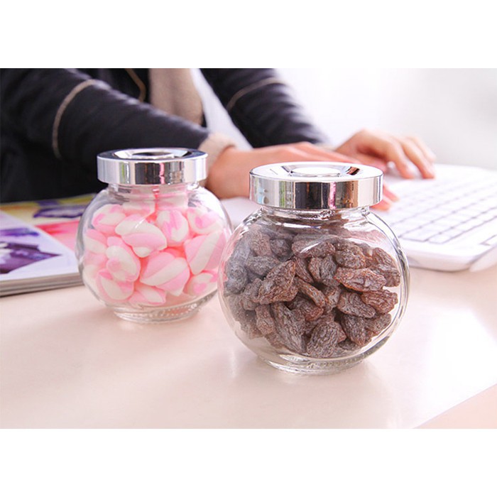 [Tổng Kho Sỉ] Hũ Thủy Tinh 110ml Đựng Gia Vị - Tứ Quý - Có Nắp