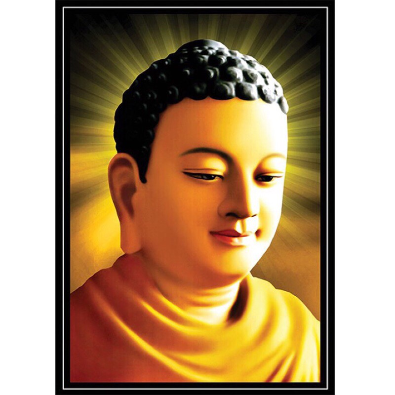 Tranh thêu chữ thập Phật Tổ LV3295 (43x59) chưa thêu