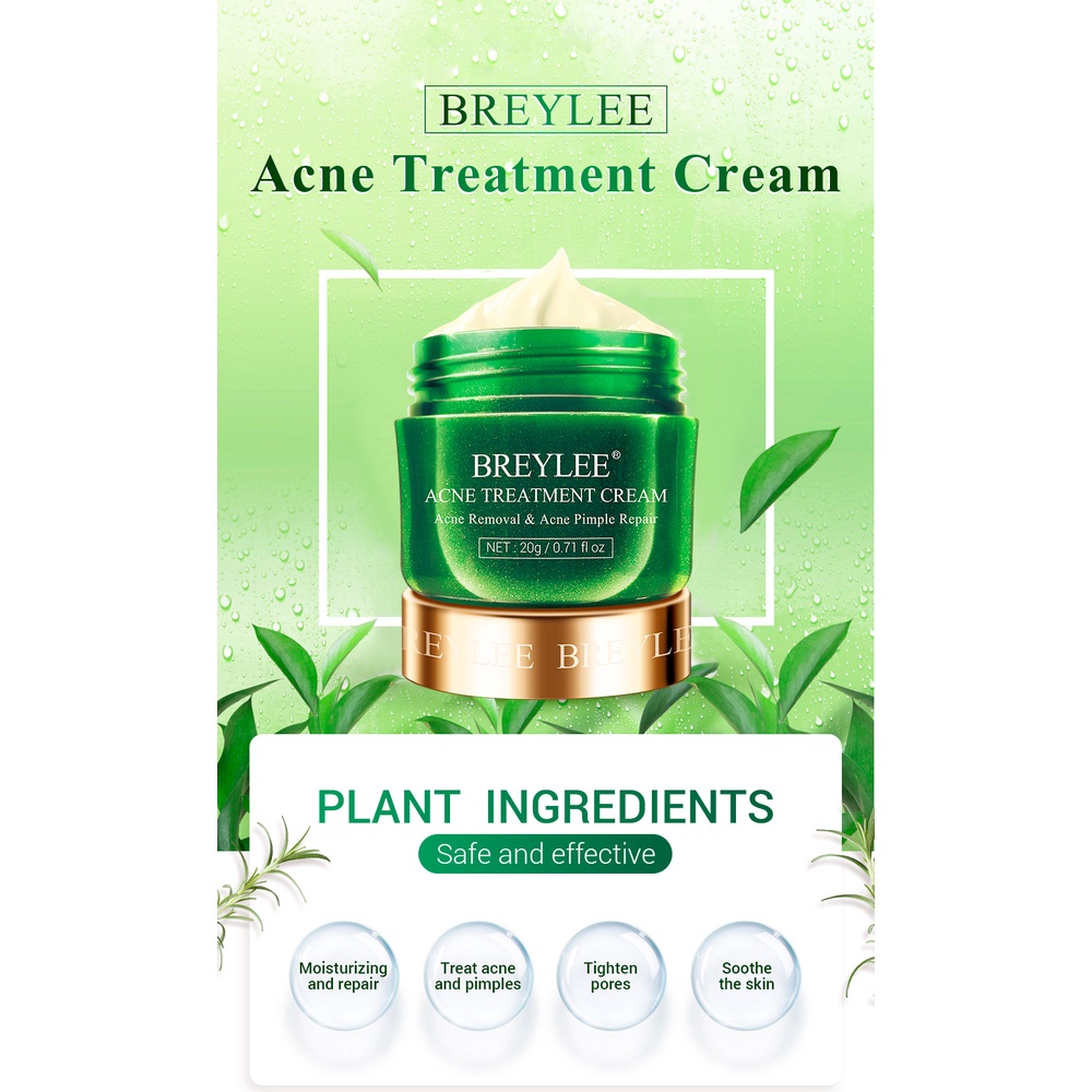 Bộ 3 Mỹ Phẩm Chăm Sóc Da Mặt Breylee Chất Lượng Cao