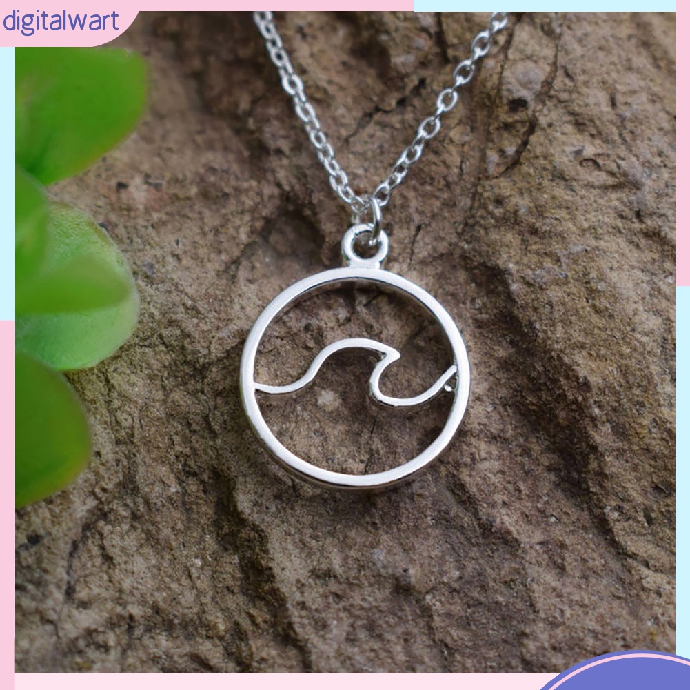 Dg✌❤Vòng cổ MặT HìNh SóNg BiểN ThờI Trang Cho Nữ