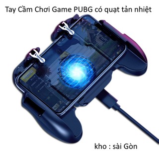 Tay cầm chơi game PUBG 💝Freeship💝 Máy chơi game cầm tay H5 có quạt tản nhiệt
