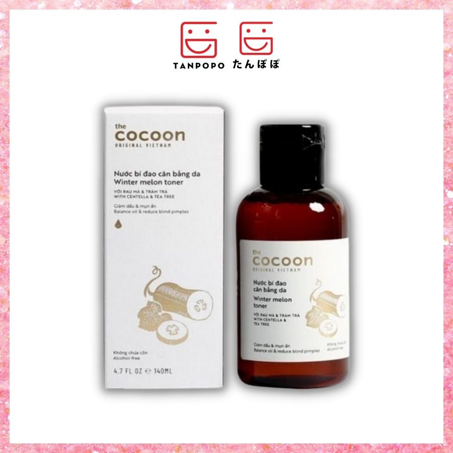 [Có sẵn] [Chính hãng] Nước Cân Bằng Da Bí Đao Cocoon Winter Melon 140ml