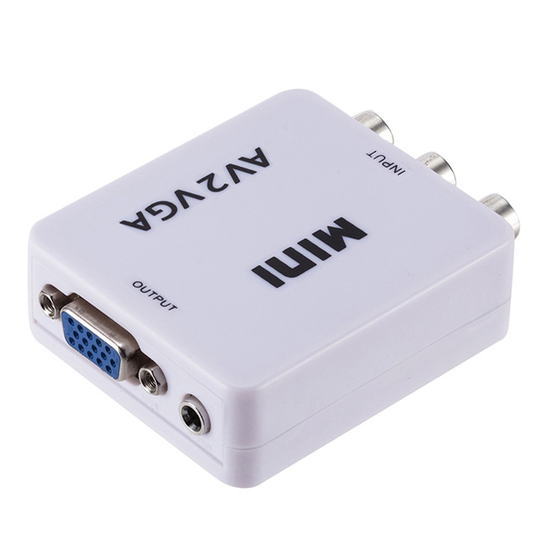 Đầu Chuyển Đổi Av RCA Sang VGA HD Chuyên Dụng