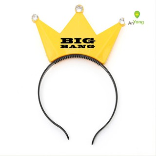 Cài tóc vương miện đèn led big bang