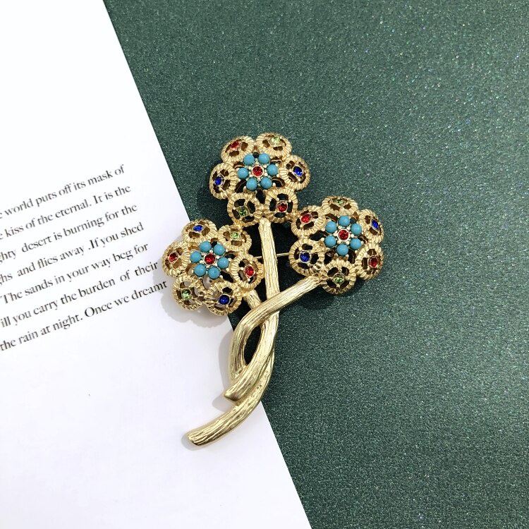 Ghim Cài Áo Đính Ngọc Trai Kiểu Vintage Thời Trang Cho Nữ