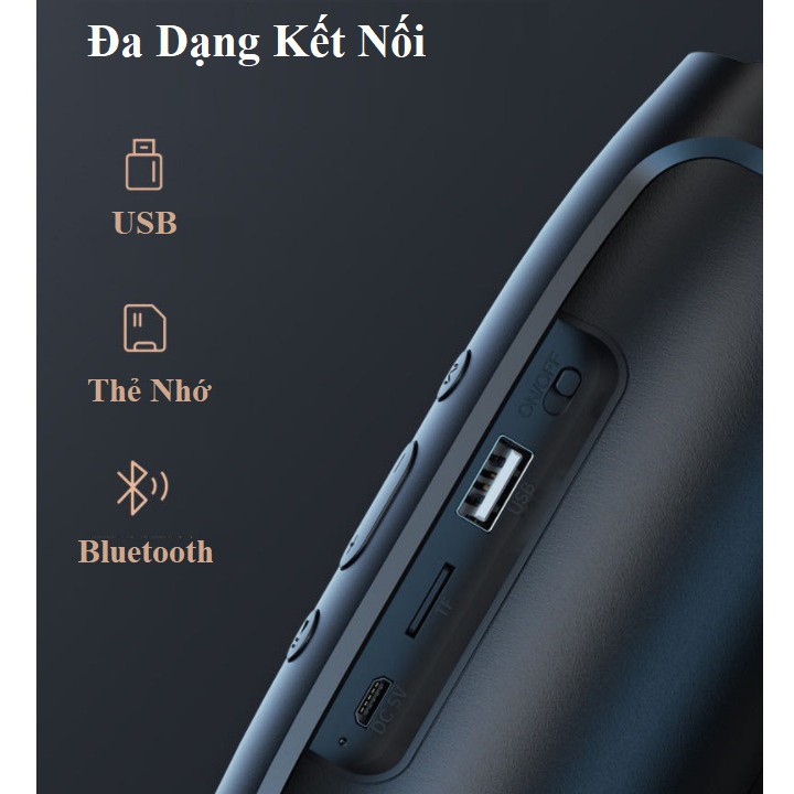 Loa bluetooth không dây CM3 Hỗ trợ thẻ nhớ và USB, Loa bass cực đã công suất 6W Bảo Hành Chính Hãng