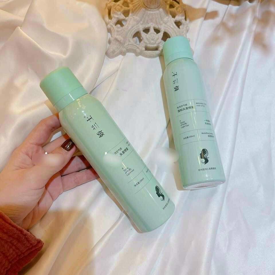 Xịt gội đầu khô cấp tốc nội địa trung giúp tóc bồng bềnh suốt 8 Tiếng