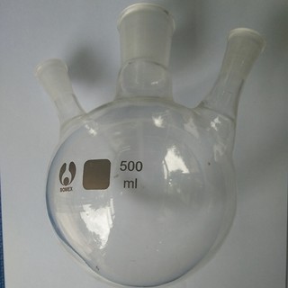 Bình cầu đáy tròn 2 nhánh 500ml