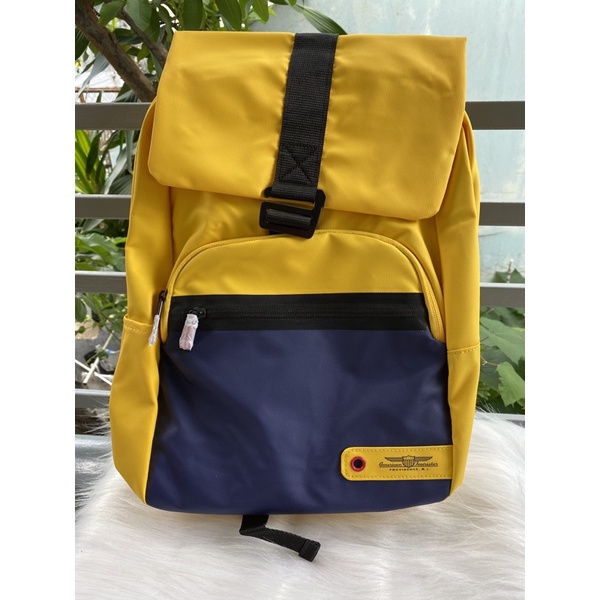 Balo laptop American Tourister màu vàng
