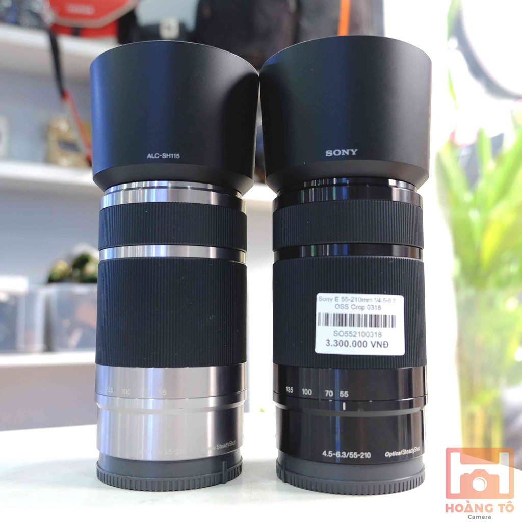 Ống kính Sony E 55-210mm f/4.5-6.3 OSS Đen/Bạc cũ đẹp