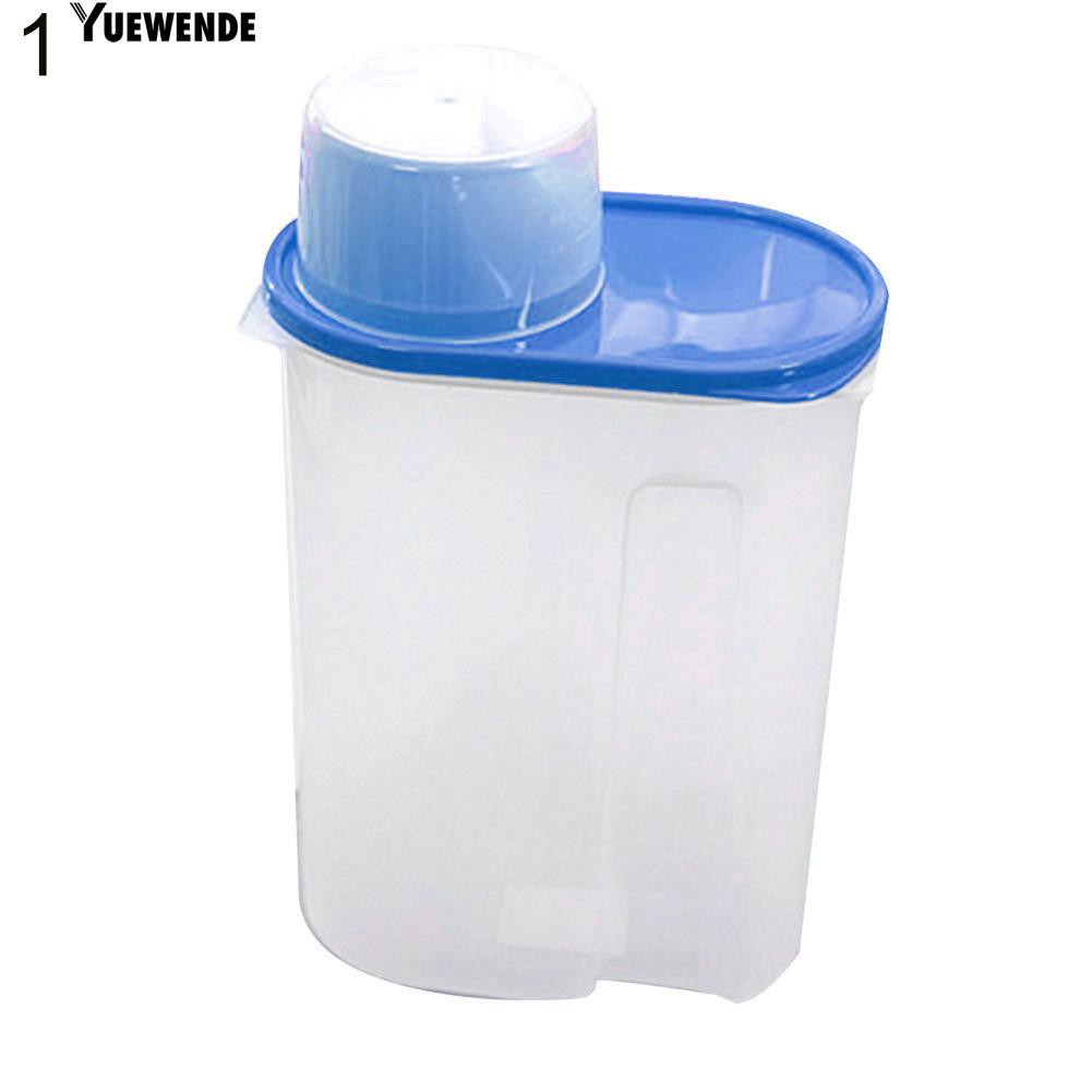 Hộp đựng ngũ cốc / gạo bằng nhựa tiện dụng 1.9/2.5L