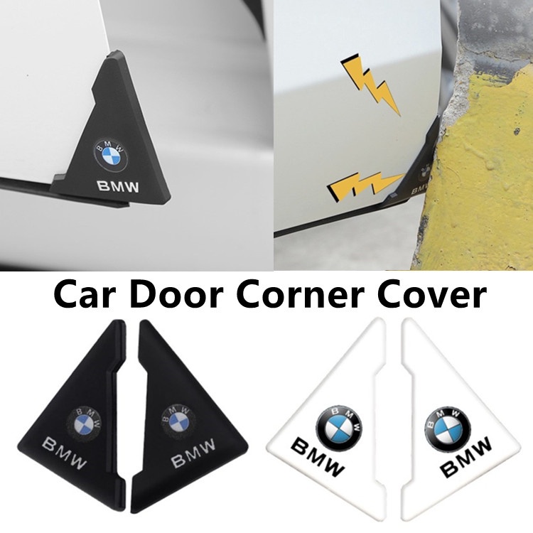 2 Chiếc BMW Cửa Xe Góc Chống Va Chạm Miếng Dán Bảo Vệ Cửa Ô Tô Ốp Lưng Cao Su Chống Trầy Xước Miếng 