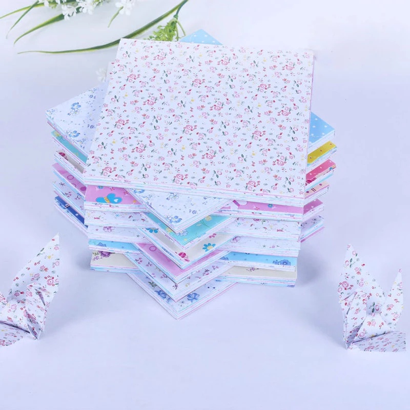 Set 72 Giấy Vuông 15 * 15cm Họa Tiết Giấy Xếp Origami