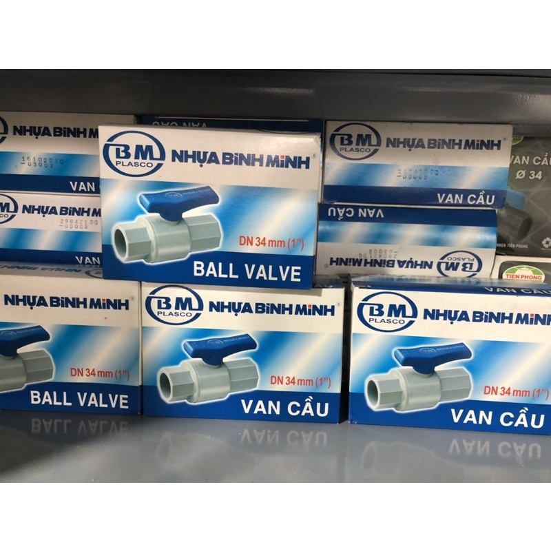 Van khoá nước PVC Bình Minh 21,27,34,42