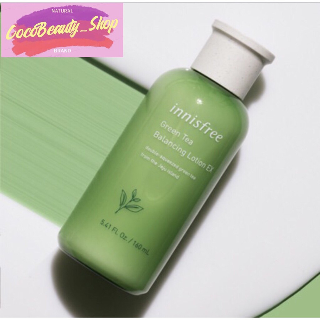 [CHÍNH HÃNG] Sữa Dưỡng Da Trà Xanh Innisfree Green Tea Balancing Lotion Ex 160ml