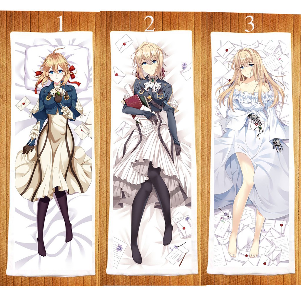 Gối ôm Violet evergarden (Tặng 1 poster hoặc 1 huy hiệu)